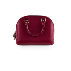 Louis Vuitton Alma BB Epi Dark Pink / Red