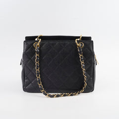 Chanel Petite Timeless Tote PTT Black Caviar
