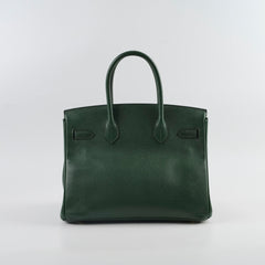 Hermes Birkin 30 Vert Anglais Epsom R Square (2014)