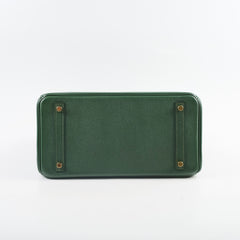 Hermes Birkin 30 Vert Anglais Epsom R Square (2014)