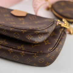 Louis Vuitton Multi Pochette Monogram Pink