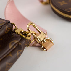 Louis Vuitton Multi Pochette Monogram Pink