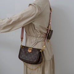 Louis Vuitton Multi Pochette Monogram Pink