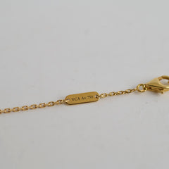 Van Cleef & Arpels Vintage Alhambra Onyx Necklace `
