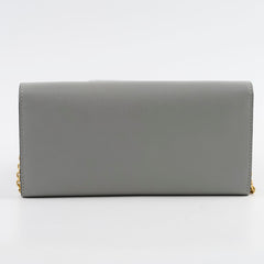 Fendi Grey Long Wallet On Chain WOC