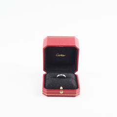 Cartier Wedding Band White Gold Size 53 Rings