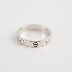 Cartier Wedding Band White Gold Size 53 Rings