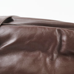 Loewe Flamenco Clutch Puffer Dark Brown