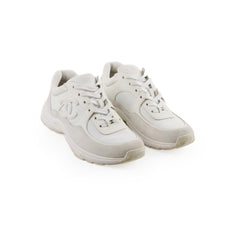 Chanel White Sneakers Size 36.5