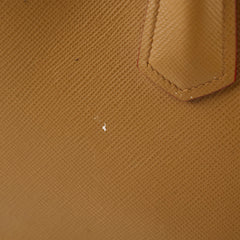 Prada Saffiano Leather Tote Tan