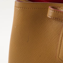 Prada Saffiano Leather Tote Tan