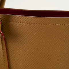 Prada Saffiano Leather Tote Tan