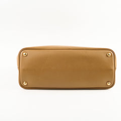 Prada Saffiano Leather Tote Tan