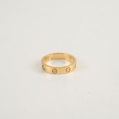 Cartier Love Ring One Diamond Size 54 Pink Gold