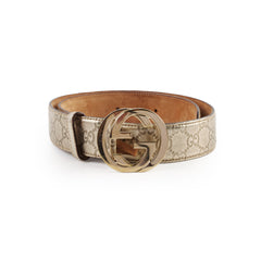 Gucci Gold Belt Size 85
