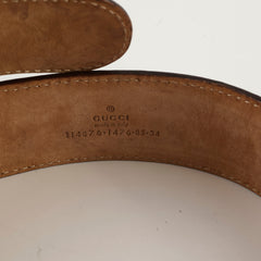Gucci Gold Belt Size 85