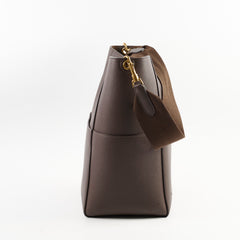 Celine Seau Sangle Bucket Bag Brown