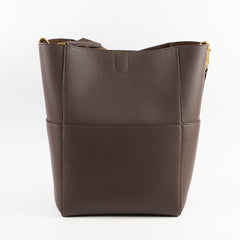 Celine Seau Sangle Bucket Bag Brown