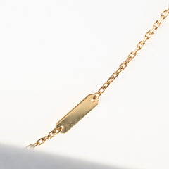 Van Cleef & Arpels 18k Yellow Gold Carnelian Necklace