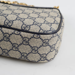 Gucci Ophidia GG Small Shoulder Bag Navy