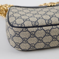 Gucci Ophidia GG Small Shoulder Bag Navy