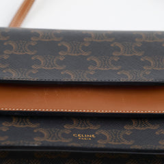 Celine Triomphe Canvas Wallet on Strap