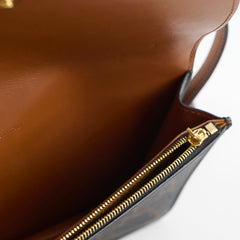 Celine Triomphe Canvas Wallet on Strap