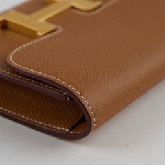 Hermes Constance Slim Gold Epsom Z stamp 2021