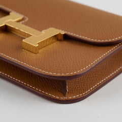 Hermes Constance Slim Gold Epsom Z stamp 2021
