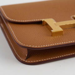Hermes Constance Slim Gold Epsom Z stamp 2021