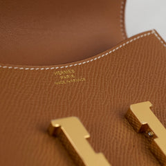 Hermes Constance Slim Gold Epsom Z stamp 2021