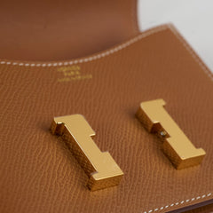 Hermes Constance Slim Gold Epsom Z stamp 2021
