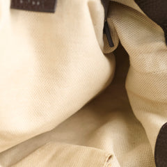 Gucci GG Canvas Bamboo Shoulder Bag Brown