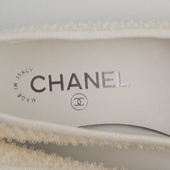 Chanel Ballet Flats Size 35.5 White/Black