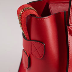 Celine Luggage Micro Red