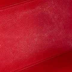 Celine Luggage Micro Red