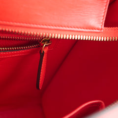 Celine Luggage Micro Red