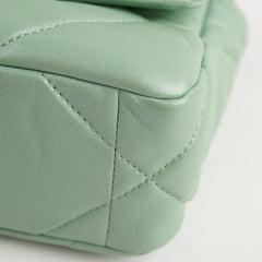 Chanel Small 19 Iridescent Green Microchipped