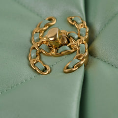 Chanel Small 19 Iridescent Green Microchipped