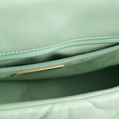 Chanel Small 19 Iridescent Green Microchipped