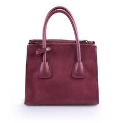 Prada Twin Pocket Leather Tote Pink