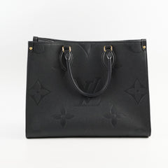 Louis Vuitton On The Go MM Black Empreinte
