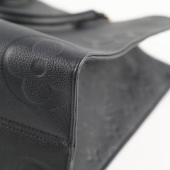 Louis Vuitton On The Go MM Black Empreinte