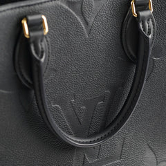 Louis Vuitton On The Go MM Black Empreinte