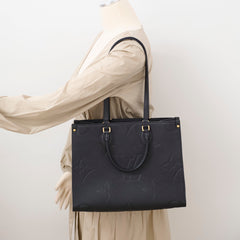 Louis Vuitton On The Go MM Black Empreinte