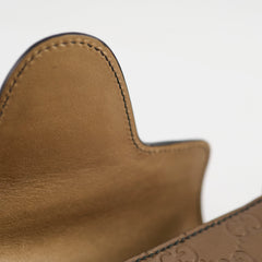 Gucci Patent Brown Chain Shoulder Bag