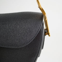 Christian Dior Saddle Bag Black