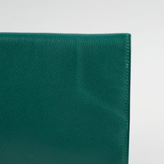Hermes Pliplat Clutch Malachite