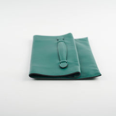 Hermes Pliplat Clutch Malachite