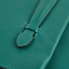 Hermes Pliplat Clutch Malachite